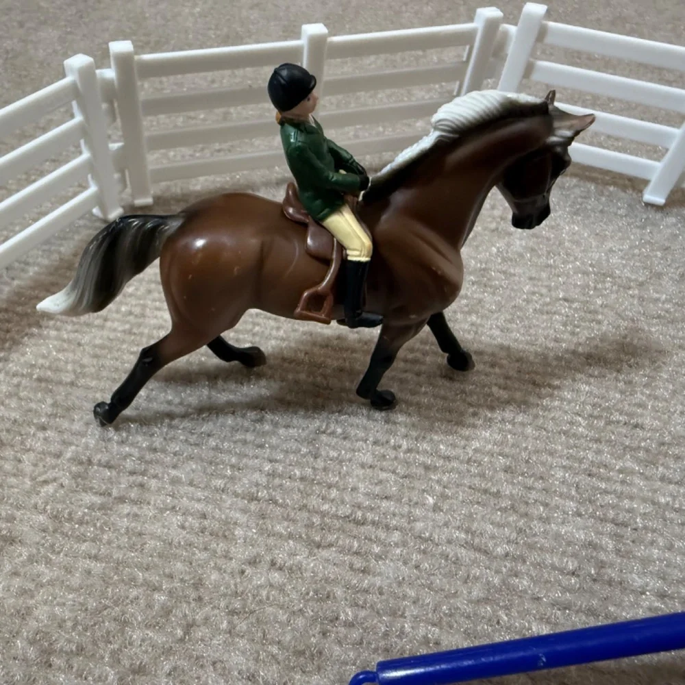 Breyer SM‎ Rose Gray G3 Cantering Warmblood from English Rider Show Jumping Set